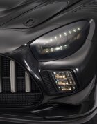 MERCEDES-BENZ Masinuta electrica pentru copii cu licenta Mercedes Benz AMG Black cu echipare premiumtelecomanda cu 3 vitezeroti evascaun din piele2motoare x 35wusi cu deschiderebluetoothindicator baterieeleronsistem troller