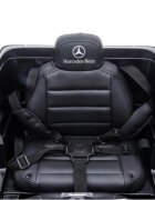 MERCEDES-BENZ Masinuta electrica pentru copii cu licenta Mercedes Benz AMG G63 Black cu telecomanda 2.4G2 motoarex35wRoti EVAScaun din pieleDeschidere usiLumini LEDSuspensiiVolan cu functiiPornire la buton