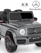 MERCEDES-BENZ Masinuta electrica pentru copii cu licenta Mercedes Benz AMG G63 Grey cu telecomanda 2.4G 2 motoarex35w deschidere usilumini LEDsuspensii volan cu functii pornire la buton