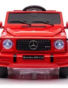 MERCEDES-BENZ Masinuta electrica pentru copii cu licenta Mercedes Benz AMG G63 Red cu telecomanda 2.4G 2 motoarex35w deschidere usilumini LEDsuspensii volan cu functii pornire la buton
