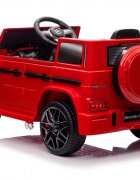 MERCEDES-BENZ Masinuta electrica pentru copii cu licenta Mercedes Benz AMG G63 Red cu telecomanda 2.4G 2 motoarex35w deschidere usilumini LEDsuspensii volan cu functii pornire la buton