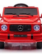 MERCEDES-BENZ Masinuta electrica pentru copii cu licenta Mercedes Benz AMG G63 Red cu telecomanda 2.4G 2 motoarex35w deschidere usilumini LEDsuspensii volan cu functii pornire la buton