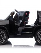 MERCEDES-BENZ Masinuta electrica pentru copii cu licenta Mercedes Benz EQA 4x4 BlackEchipare PremiumTelecomanda 24GRoti EVAScaun din piele4 motoareFaruri si stopuri cu LEDDeschidere usiSuspensiiBluetooth