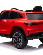 MERCEDES-BENZ Masinuta electrica pentru copii cu licenta Mercedes Benz EQA 4x4 RedEchipare PremiumTelecomanda 24GRoti EVAScaun din piele4 motoareFaruri si stopuri cu LEDDeschidere usi Suspensii Bluetooth