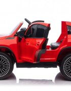 MERCEDES-BENZ Masinuta electrica pentru copii cu licenta Mercedes Benz EQA Redtelecomanda 2.4G motoare 2x35w faruri si stopuri cu LEDdeschidere usislow startsistem troller