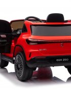 MERCEDES-BENZ Masinuta electrica pentru copii cu licenta Mercedes Benz EQA Redtelecomanda 2.4G motoare 2x35w faruri si stopuri cu LEDdeschidere usislow startsistem troller