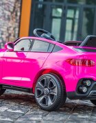 MERCEDES-BENZ Masinuta electrica pentru copii GLC Coupe Pink 70w cu telecomanda 2.4Groti evascaun pielecentura de sigurantausi cu deschideresistem troller3 vitezelumini ledmuzicamufa mp3usbindicator baterie