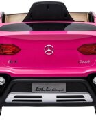 MERCEDES-BENZ Masinuta electrica pentru copii GLC Coupe Pink 70w cu telecomanda 2.4Groti evascaun pielecentura de sigurantausi cu deschideresistem troller3 vitezelumini ledmuzicamufa mp3usbindicator baterie