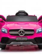 MERCEDES-BENZ Masinuta electrica pentru copii GLC Coupe Pink 70w cu telecomanda 2.4Groti evascaun pielecentura de sigurantausi cu deschideresistem troller3 vitezelumini ledmuzicamufa mp3usbindicator baterie