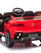 MERCEDES-BENZ Masinuta electrica pentru copii GLC Coupe Red 70w cu telecomanda 2.4Groti evascaun pielecentura de sigurantausi cu deschideresistem troller3 vitezelumini ledmuzicamufa mp3usbindicator baterie