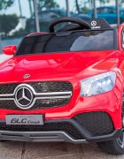 MERCEDES-BENZ Masinuta electrica pentru copii GLC Coupe Red 70w cu telecomanda 2.4Groti evascaun pielecentura de sigurantausi cu deschideresistem troller3 vitezelumini ledmuzicamufa mp3usbindicator baterie