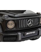 MERCEDES-BENZ Masinuta electrica pentru copii Mercedes AMG G63 Negru 50W cu telecomanda pornire lenta sunete si lumni suspensii si scaun din piele