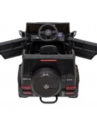 MERCEDES-BENZ Masinuta electrica pentru copii Mercedes AMG G63 Negru 50W cu telecomanda pornire lenta sunete si lumni suspensii si scaun din piele