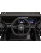 MERCEDES-BENZ Masinuta electrica pentru copii Mercedes AMG G63 Negru 50W cu telecomanda pornire lenta sunete si lumni suspensii si scaun din piele