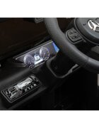 MERCEDES-BENZ Masinuta electrica pentru copii Mercedes AMG G63 Negru 50W cu telecomanda pornire lenta sunete si lumni suspensii si scaun din piele