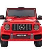 MERCEDES-BENZ Masinuta electrica pentru copii Mercedes AMG G63 Rosu 50W cu telecomanda pornire lenta sunete si lumni suspensii si scaun din piele