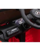 MERCEDES-BENZ Masinuta electrica pentru copii Mercedes AMG G63 Rosu 50W cu telecomanda pornire lenta sunete si lumni suspensii si scaun din piele