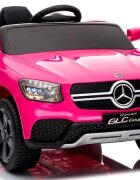 MERCEDES-BENZ Masinuta electrica pentru copii Mercedes AMG GLC Coupe Roz cu telecomanda 4x4 roti EVA varsta 1-4.5 ani 105x67x46 cm putere 180W