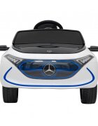 MERCEDES-BENZ Masinuta electrica pentru copii Mercedes Benz AMG EQA alb 70W cu telecomanda sunete suspensii lumini scaun piele si roti din spuma Eva