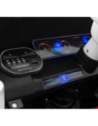 MERCEDES-BENZ Masinuta electrica pentru copii Mercedes Benz AMG EQA negru 70W cu telecomanda sunete suspensii lumini scaun piele si roti din spuma Eva