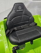 MERCEDES-BENZ Masinuta electrica pentru copii Mercedes Benz CLA45 Green 70W cu echipare Premium si licenta telecomanda oglinzi retrovizoare roti din spuma Eva si scaun din piele