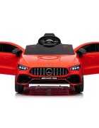 MERCEDES-BENZ Masinuta electrica pentru copii Mercedes Benz CLA45 Red 70W cu echipare Premium si licenta telecomanda oglinzi retrovizoare roti din spuma Eva si scaun din piele