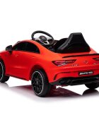 MERCEDES-BENZ Masinuta electrica pentru copii Mercedes Benz CLA45 Red 70W cu echipare Premium si licenta telecomanda oglinzi retrovizoare roti din spuma Eva si scaun din piele