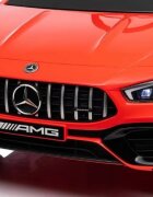 MERCEDES-BENZ Masinuta electrica pentru copii Mercedes Benz CLA45 Red 70W cu echipare Premium si licenta telecomanda oglinzi retrovizoare roti din spuma Eva si scaun din piele