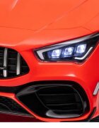 MERCEDES-BENZ Masinuta electrica pentru copii Mercedes Benz CLA45 Red 70W cu echipare Premium si licenta telecomanda oglinzi retrovizoare roti din spuma Eva si scaun din piele