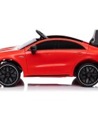 MERCEDES-BENZ Masinuta electrica pentru copii Mercedes Benz CLA45 Red 70W cu echipare Premium si licenta telecomanda oglinzi retrovizoare roti din spuma Eva si scaun din piele