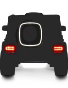 MERCEDES-BENZ Masinuta electrica pentru copii Mercedes Benz EQG Black 12V 90W cu echipare premium scaun piele roti din spuma Eva lumini si panou audio