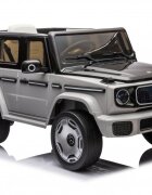 MERCEDES-BENZ Masinuta electrica pentru copii Mercedes Benz EQG Grey 110w cu echipare premiumacumulator 12V9Ahroti evascaun piele perforatatelecomanda 2.4Gdeschidere usilumini ledbaterie detasabilaoglinzi retrovizoare cu lumini
