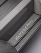 MERCEDES-BENZ Masinuta electrica pentru copii Mercedes Benz EQG Grey 110w cu echipare premiumacumulator 12V9Ahroti evascaun piele perforatatelecomanda 2.4Gdeschidere usilumini ledbaterie detasabilaoglinzi retrovizoare cu lumini