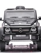 MERCEDES-BENZ Masinuta electrica pentru copii Mercedes Benz G63 6x6 Black cu telecomanda 2.4G motor 6 x 45W baterie 12V10Ah cu faruri roti din EVA sistem audio integrat USB si MP3 AUX dimensiune 120 x 68 x 61 cm