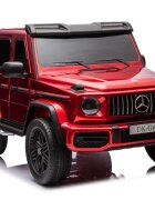 MERCEDES-BENZ Masinuta electrica pentru copii Mercedes Benz G63 XXL tractiune 4x4 cu telecomanda 2.4G 4 motoare de 200W fiecare baterie de 2x24V7Ah faruri luminoase cu USB Bluetooth si afisaj LCD MP4 dimensiune 158 x 93 x 81 cm