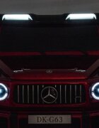 MERCEDES-BENZ Masinuta electrica pentru copii Mercedes Benz G63 XXL tractiune 4x4 cu telecomanda 2.4G 4 motoare de 200W fiecare baterie de 2x24V7Ah faruri luminoase cu USB Bluetooth si afisaj LCD MP4 dimensiune 158 x 93 x 81 cm