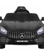 MERCEDES-BENZ Masinuta electrica pentru copii Mercedes Benz GT negru 70W cu telecomanda panou audio scaun piele centura siguranta roti Eva si descchidere usi