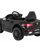 MERCEDES-BENZ Masinuta electrica pentru copii Mercedes Benz GT negru 70W cu telecomanda panou audio scaun piele centura siguranta roti Eva si descchidere usi