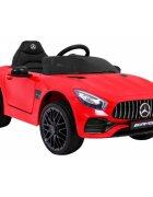 MERCEDES-BENZ Masinuta electrica pentru copii Mercedes Benz GT rosu 70W cu telecomanda panou audio scaun piele centura siguranta roti Eva si descchidere usi
