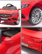 MERCEDES-BENZ Masinuta electrica pentru copii Mercedes CLS350 Red 12V cu telecomanda roti EVA suspensii deschidere usi si lumini