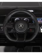 MERCEDES-BENZ Masinuta electrica pentru copii Mercedes G63 AMG Black 90W cu echipare Premium scaun piele roti din spuma Eva panou audio si deschidere usi