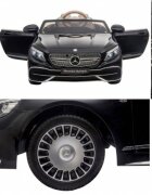MERCEDES-BENZ Masinuta electrica pentru copii Mercedes Maybach S650 Black 12V4.5Ahechipare premium si licenta2 motoareroti EVAscaun pieleusi cu deschiderepornire la cheieunitate audio cu muzicalumini LEDsistem trollersuspensii