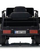 MERCEDES-BENZ Masinuta electrica pentru copii Mercedes Unimog HM7588 6V4Ah Black cu telecomanda 2.4G roti EVA 2 motoare 45W bluetooth port USB slot Micro SD MP3 si faruri LED 90 x 53 x 50 cm