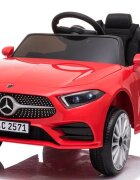 MERCEDES-BENZ Masinuta electrica pentru copii Nichiduta Mercedes CLS350 Red 12V 60Wtelecomandaunitate audio cu display si slot card usi cu deschiderefaruri led