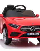 MERCEDES-BENZ Masinuta electrica pentru copii Nichiduta Mercedes CLS350 Red 12V 60Wtelecomandaunitate audio cu display si slot card usi cu deschiderefaruri led