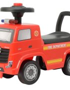 MERCEDES-BENZ Masinuta pentru copii fara pedale Mercedes Fire Departament spatiu de depozitare volan cu sunete lumini protectie antirasturnare