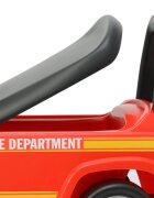 MERCEDES-BENZ Masinuta pentru copii fara pedale Mercedes Fire Departament spatiu de depozitare volan cu sunete lumini protectie antirasturnare