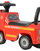 MERCEDES-BENZ Masinuta pentru copii fara pedale Mercedes Fire Departament spatiu de depozitare volan cu sunete lumini protectie antirasturnare