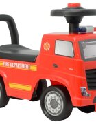 MERCEDES-BENZ Masinuta pentru copii fara pedale Mercedes Fire Departament spatiu de depozitare volan cu sunete lumini protectie antirasturnare