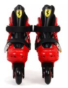 Mesuca Role Ferrari reglabile masura 29-32 culoare rosie cu set protectie si casca